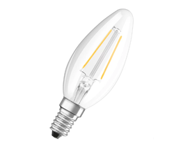 Osram 2.8w SES 2700k Frosted Dimmable LED Filament Candle Bulb - Warm White