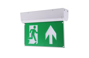 Bright Source 4-In-1 Emergency Exit Sign (Up Arrow)