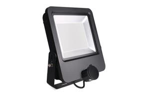 Bright Source 200w 6000k IP65 LED Floodlight - Daylight - Microwave Sensor & Emergency