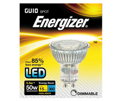Energizer 5.5w 36deg Dimmable LED GU10 4000K - S9411 - Picture of Box
