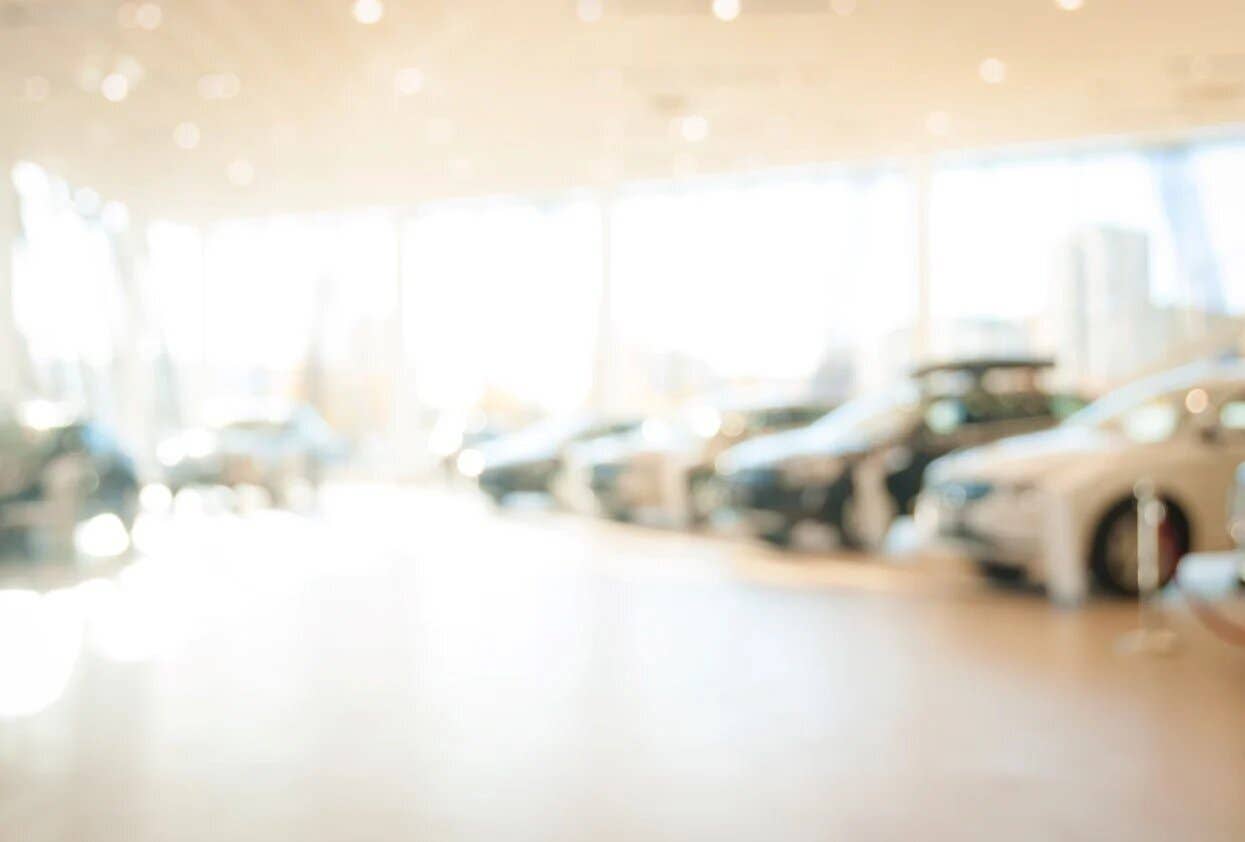 car showroom lighting